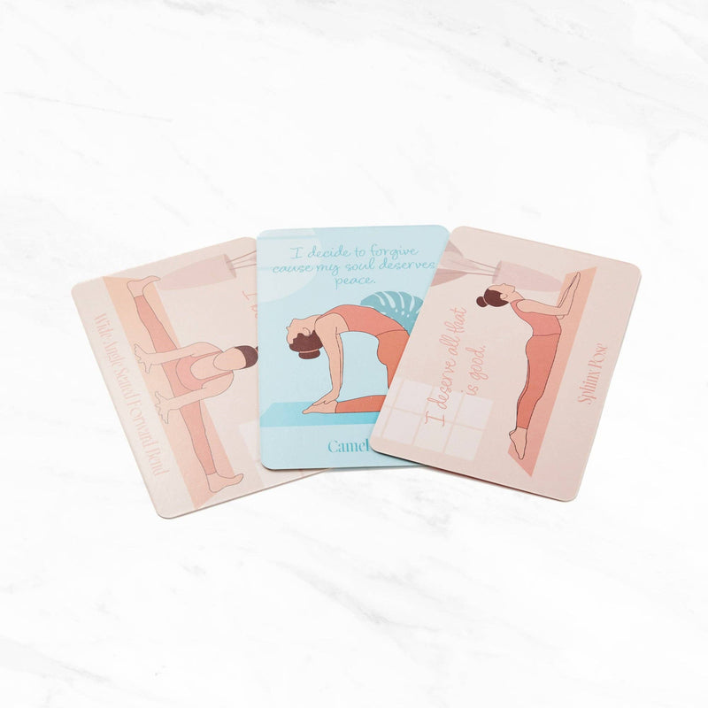 Myga Mini Affirmations Yoga Pose Cards – Inspiration &amp; Mindfulness for Every Day
