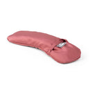 Coussin de yoga pour les yeux, bandeau OM avec lavande, mako satiné rose foncé