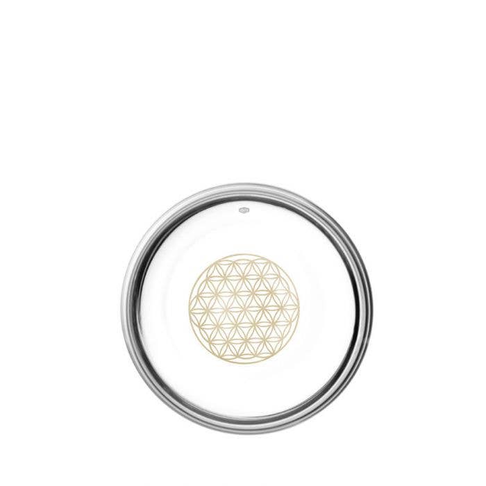 Ancient Purity - Heilige Geometrie Glas 250ml | 24 Karat Gold Blume des Lebens