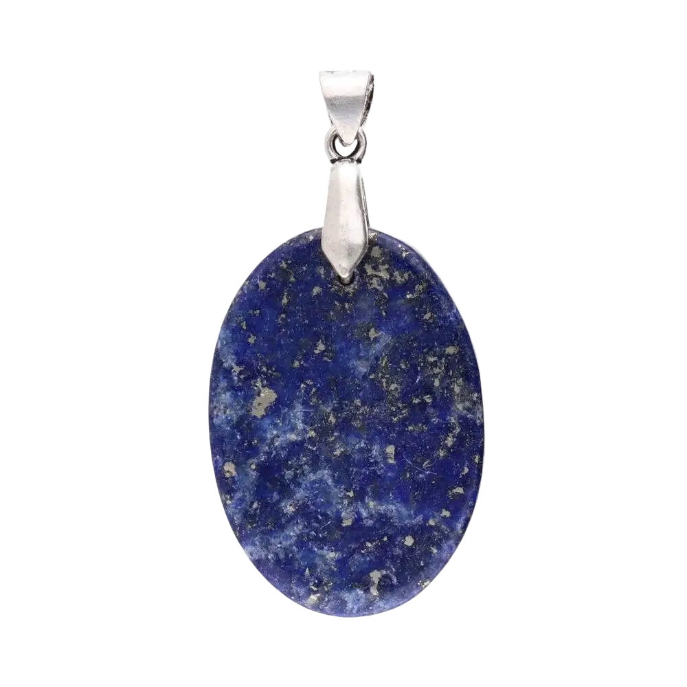 Cabochon-Anhänger aus Lapislazuli, Schmuckstück mit blauer Stein-Optik, symbolisiert Weisheit und Klarheit, von Vives de la Cortada S.L