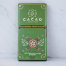 Zeremonieller Kakao Cacao von Cacao Lab, Erdelement mit Moringa und Chipotle, 100g, als Süßigkeit oder Snack.