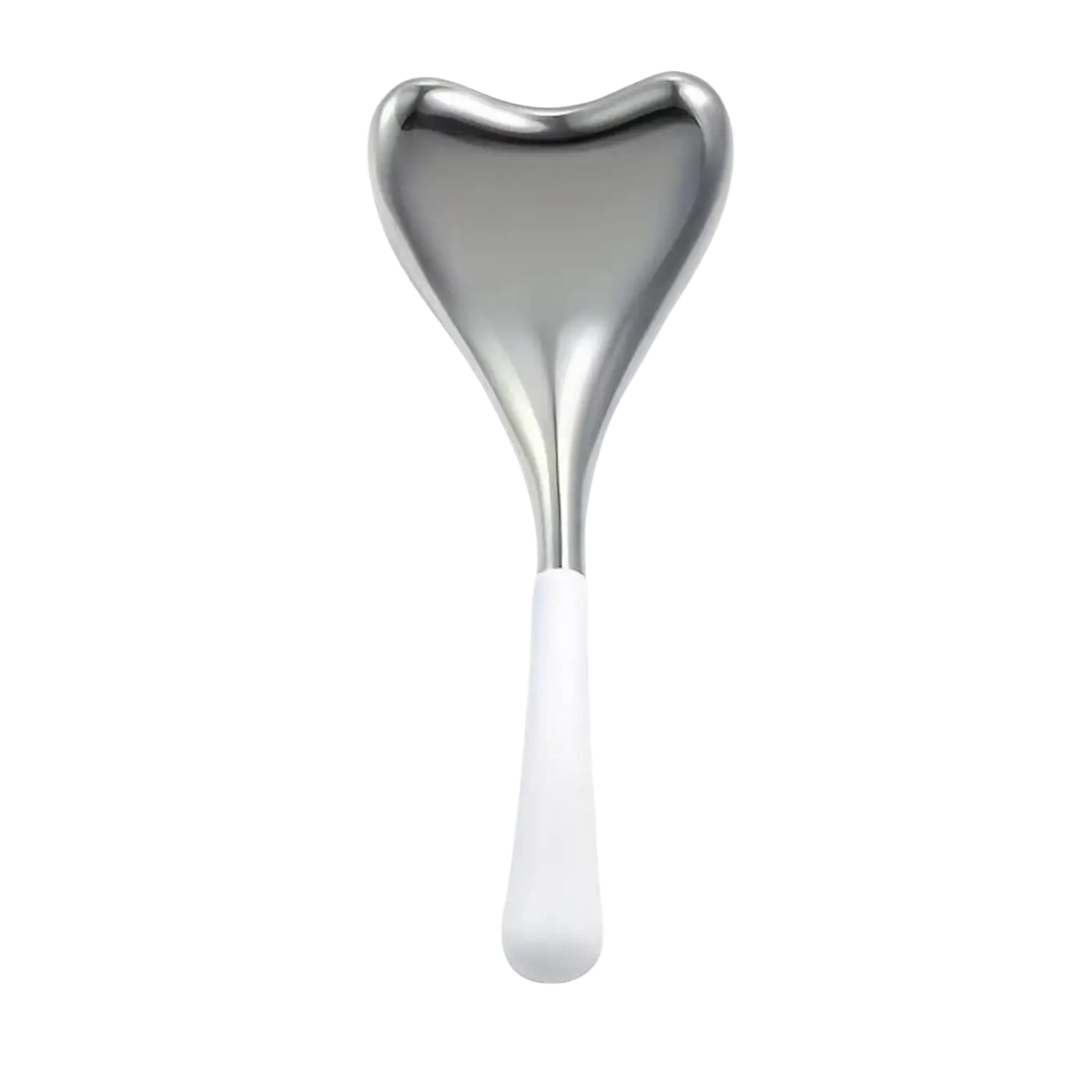Edelstahl-GesichtsguaSha-Massagegerät von Zen'Arôme, ergonomisches Werkzeug für facial Massage und Hautpflege.
