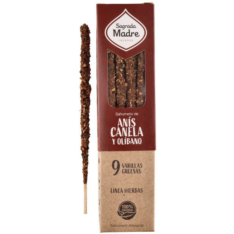 Vives de la Cortada SL - Sahumerio Anise, Cinnamon and Olibanum - Sagrada Madre