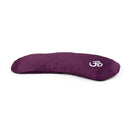 Yoga Augenkissen OM Mit Lavendel, Mako-Satin Aubergine