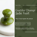 Zen'Arôme - Green Jade Pilz Gua Sha - Steinmassage-Pilz