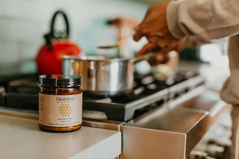 Goldene Milch von PAAVANI Ayurveda – Kurkuma, Ingwer & Zimt für Gesundheit & Ausstrahlung