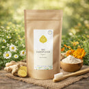 Bio Zahnweißpulver Ingwer Refill 200g – Natürliche Zahnaufhellung und Mundpflege mit Bio-Pflanzenkraft