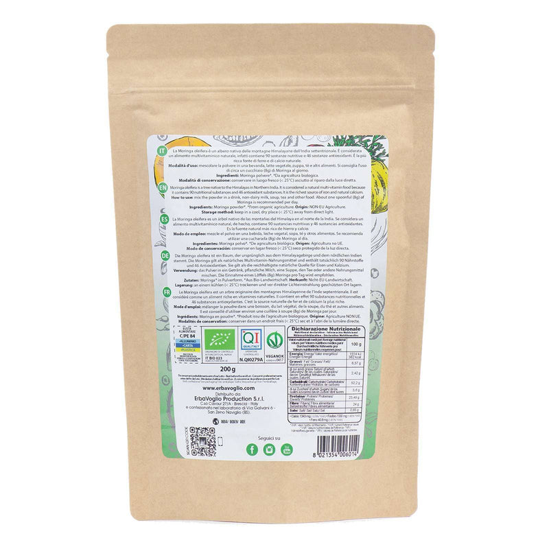 Organic Moringa Powder - Weight Loss, Menopause, Immune System