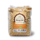 Bio Mung Dal 500g von Classic Ayurveda, getrocknete grüne Mungbohnen, ideal für gesunde vegetarische Gerichte