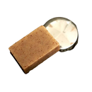 Komplettes Bild der COMPTOIR DES HUILES Bio-Kaltverarbeitete Seife mit Peeling-Moringa-Partikeln, natürliche Hautpflege.