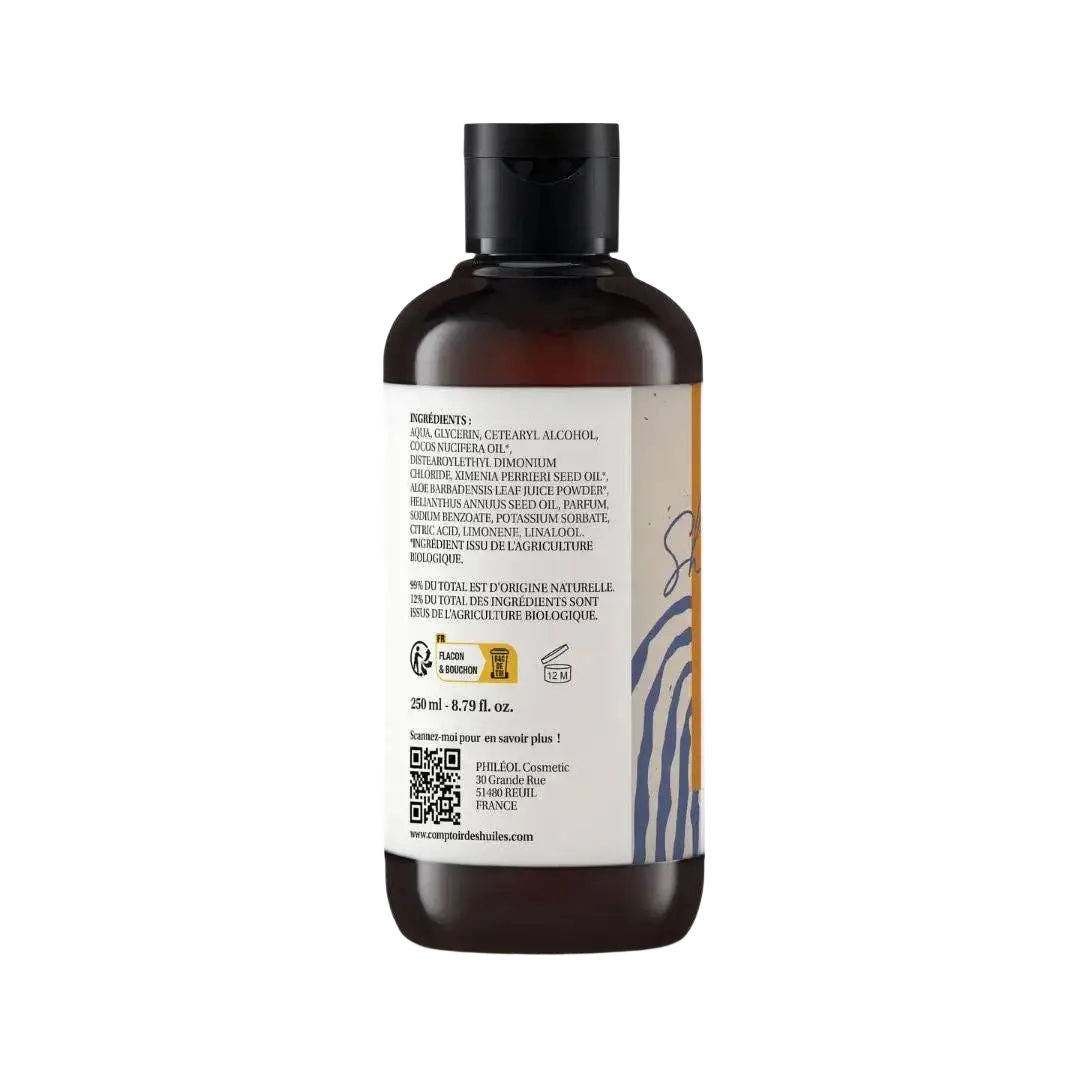 Reparierende Haarspülung von COMPTOIR DES HUILES in 250 ml Flasche, Naturkosmetik-Körperpflege, glättet und pflegt das Haar.