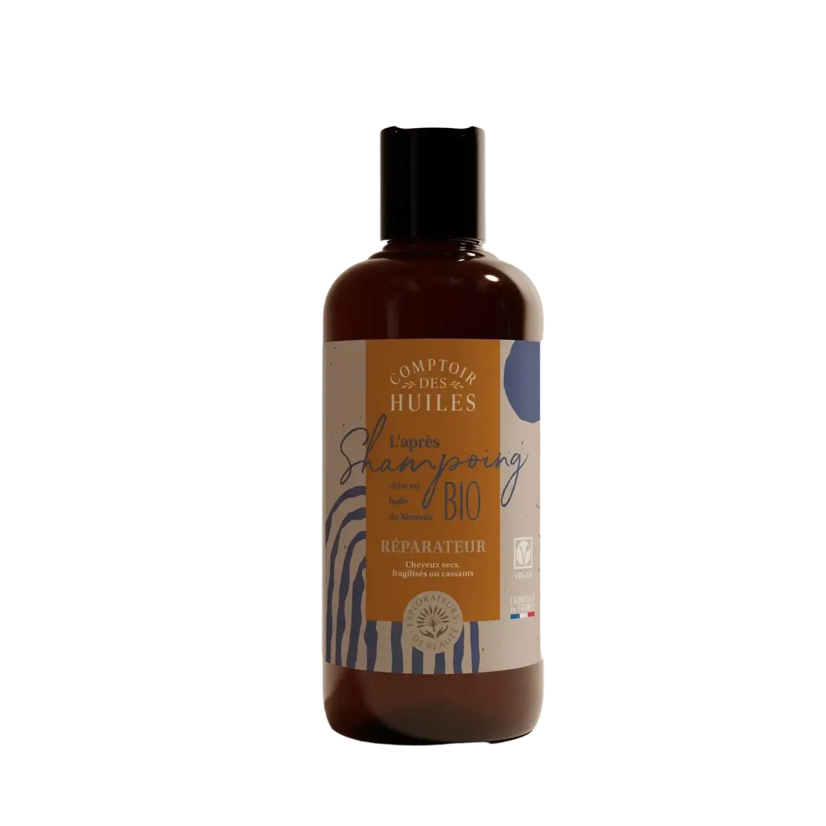 Reparierende Haarspülung von COMPTOIR DES HUILES, 250 ml, Naturkosmetik-Körperpflege, cremige Textur in Flasche