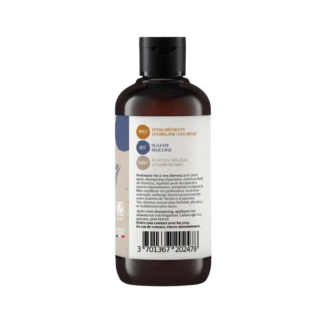 Reparierende Haarspülung von COMPTOIR DES HUILES, 250 ml, Naturkosmetik-Körperpflege, cremige Textur in der Flasche