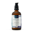 Natürliches Massageöl von Comptoir des Hules, Bio, für entspannende Massagen, flüssige Textur in einer eleganten Flasche.