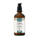 Flasche mit Comptoir des Hules Jojobaöl für Haut- und Haarpflege, naturbelassenes Naturkosmetik-Körperpflegeprodukt.