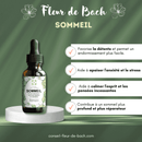 Bachblüten Schlaf von Conseil fleur de Bach, natürliche Unterstützung für erholsame Nächte, Flasche mit Bachblüten-Tropfen