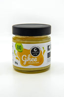 Bio Ghee von Cosmoveda, nährstoffreiches Butterfett zum Braten und Kochen, in 150g Glas, natürlicher Gewürz- und Kochzusatz