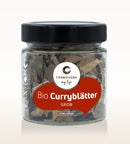 Bio Curryblätter von Cosmoveda, antioxidantienreiches Gewürz für Verdauung und Stoffwechsel, grob geschnitten, 10 g.