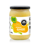 Bio Kokos Ghee von Cosmoveda, ayurvedisches Kokos- und Butterfett in 500g Glas, hochwertiges pflanzliches Öl und Fett