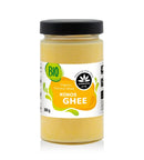 Bio Kokos Ghee von Cosmoveda, ayurvedisches Kokos- und Butterfett in 300g Glas, cremig und vielseitig verwendbar