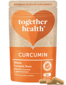Orange pouch of together health curcumin turmeric complex with 95 percent curcumin and black pepper extract 30 kapseln