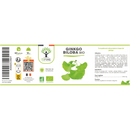 Bio-Ginkgo Biloba - Nahrungsergänzungsmittel - Gedächtnis, Durchblutung 60 & 200 Kapseln