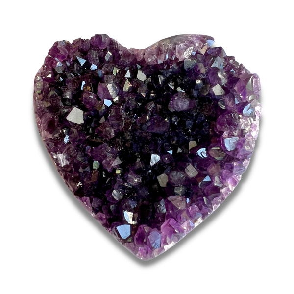 Großes Amethyst-Herz aus Uruguay