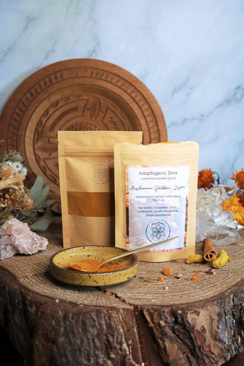 Ayamani Naturals - Mushroom Golden Latte | mit Reishi und Chaga, adaptogene Golden Milk Vegan