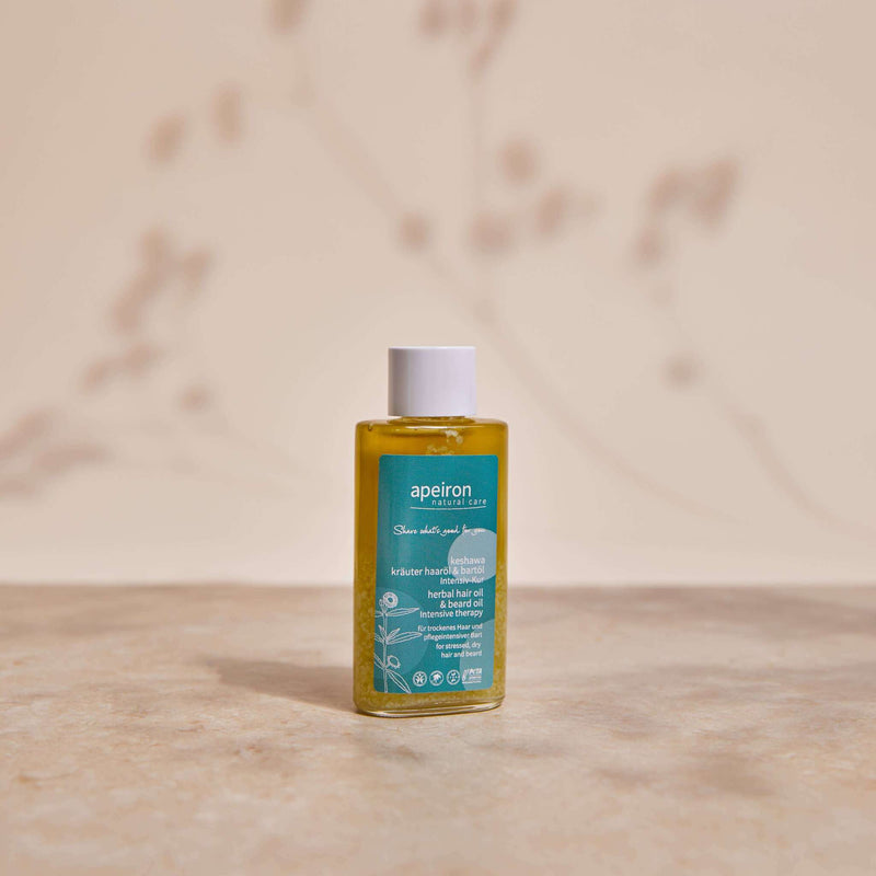 Apeiron Keshawa Kräuter Haaröl und Bartöl 100ml Gl.Fl.