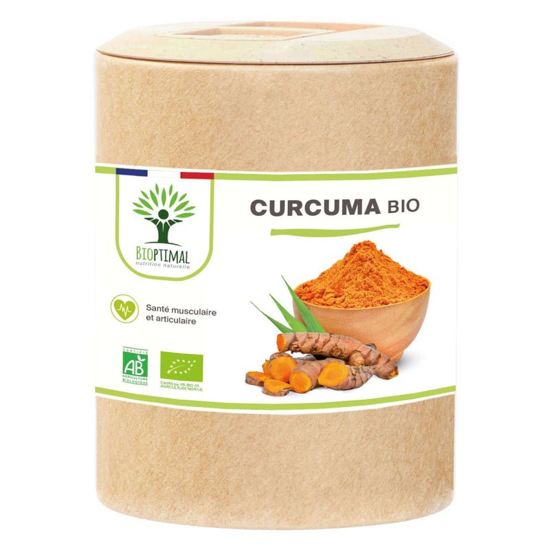 Curcuma bio - Articulations, Perte de poids - Complément alimentaire - en capsules