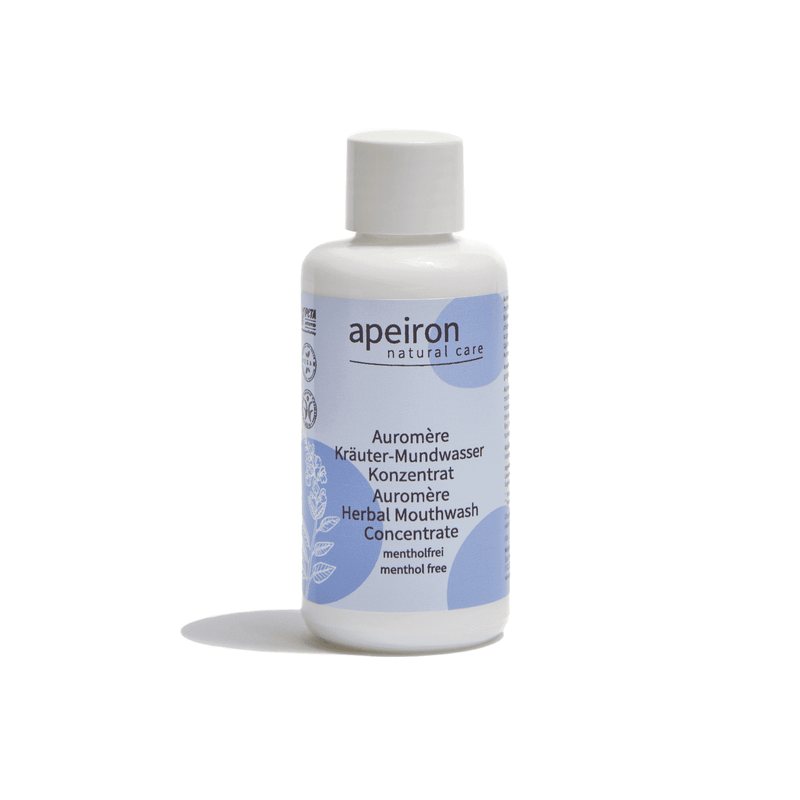 Bain de bouche concentré aux herbes Apeiron Auromère 100 ml - sans menthol