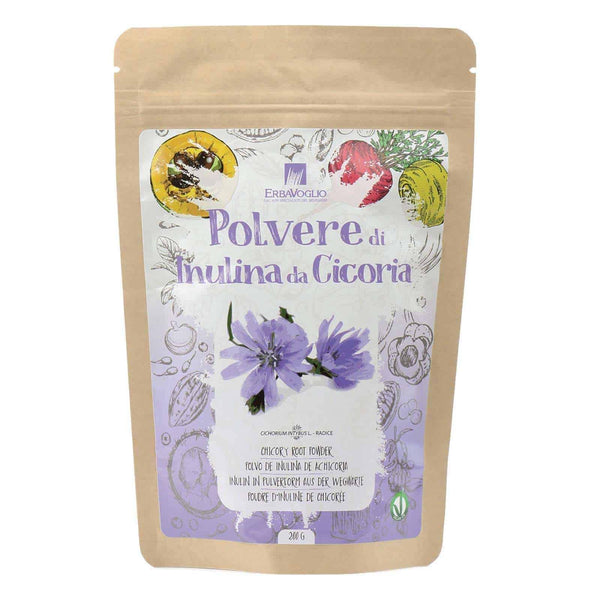 Erbavoglio - Chicorée-Inulinpulver - Präbiotikum für Darmflora & Mineralstoffaufnahme