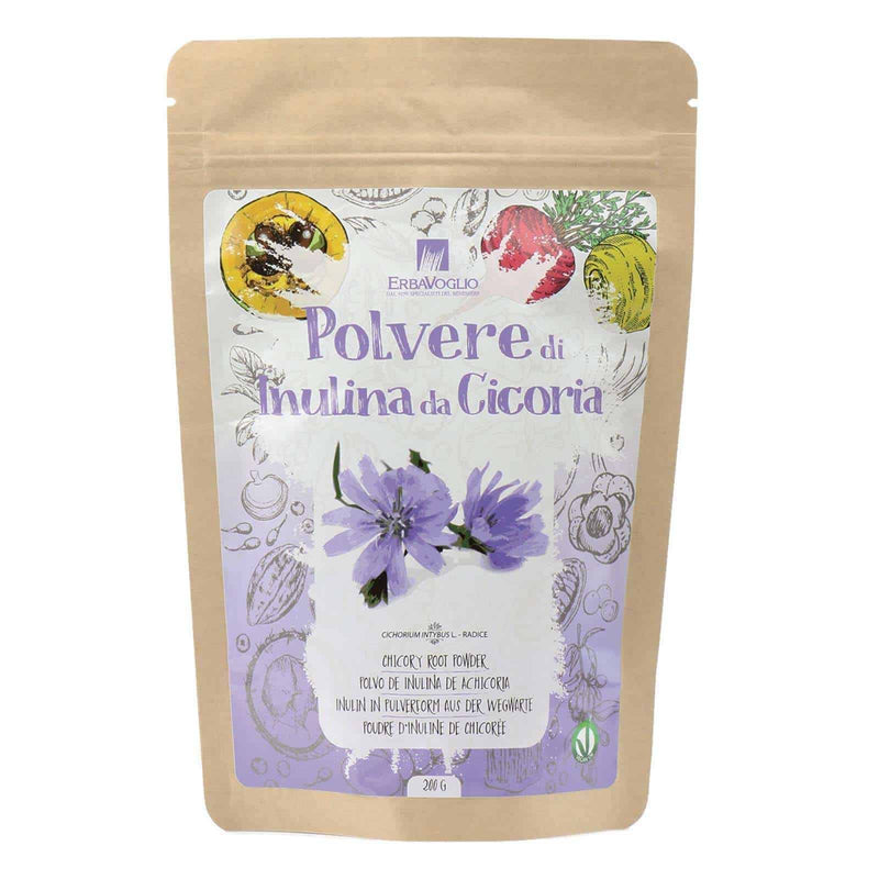 Erbavoglio - Chicorée-Inulinpulver - Präbiotikum für Darmflora & Mineralstoffaufnahme