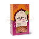 Vibrante orange und magenta box klassische ayurveda bio dal suppe mit linsensuppe und gemüse von mana shop