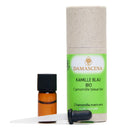 Ätherisches Kamille Blau Bio Öl von Damascena, 1ml Flasche, naturbelassenes ätherisches Öl mit blauer Kamillenblüte