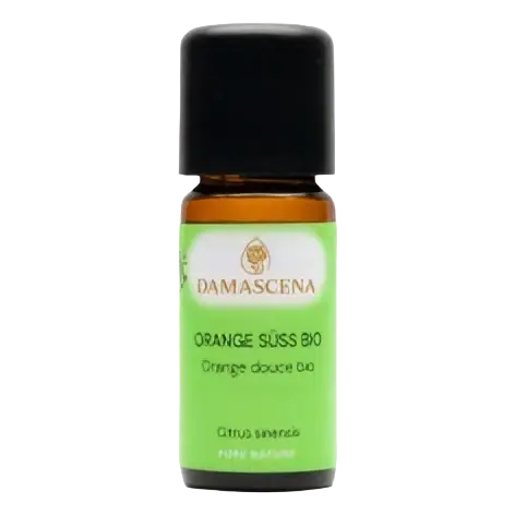 Damascena Orangenöl, ätherisches Bio-Öl in 10 ml Flasche, naturrein, für Aromatherapie und Wohlbefinden, oranges ätherisches Öl