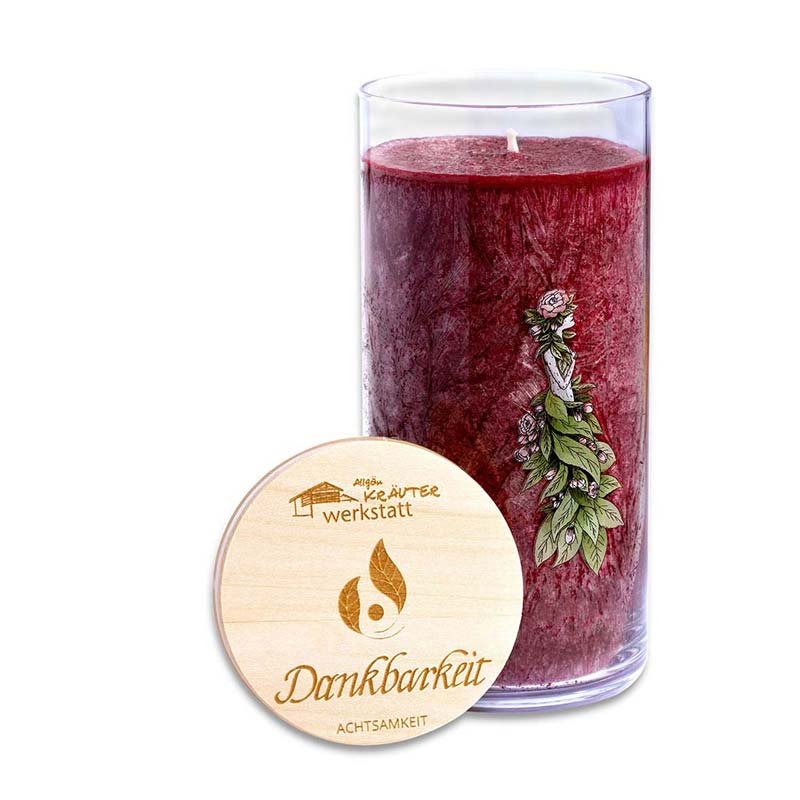 Achtsamkeitskerzen im Glas – Geschenkidee für Frieden, Liebe & Dankbarkeit