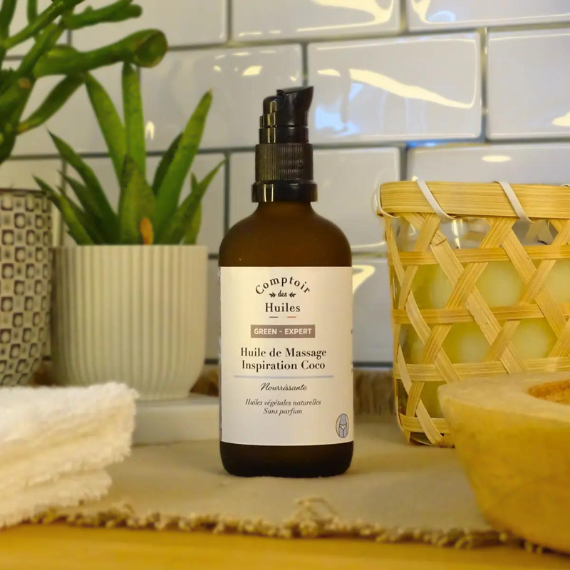 COMPTOIR DES HUILES - Green Expert Nourishing Organic Massage Oil Coconut