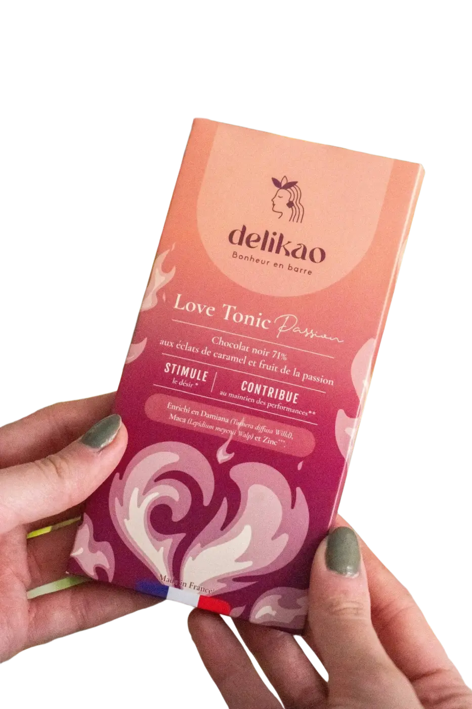 Schwarze Delikao Love Tonic Passion Aphrodisiakum mit 71% Kakaogehalt, Schokolade, Süßigkeiten & Snacks, für gesteigerte Libido