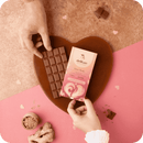 Delikao Love Tonic aphrodisierende Milchschokolade mit Karamell, Maca und Ingwer, Süssigkeiten & Snacks in schokoladiger Verpackung