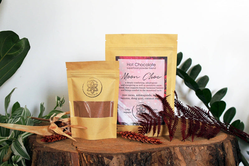 Moon Choc PMS Relief Hot Chocolate, Fairtrade Cocoa