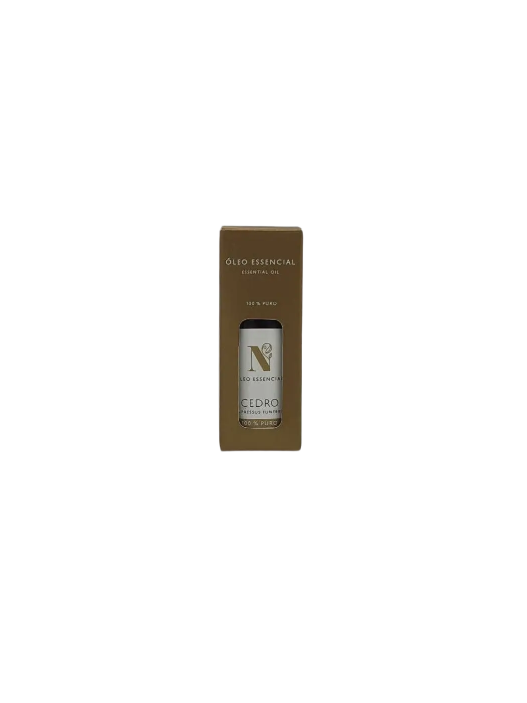 Ätherisches Zedernöl von d'Natureza in 20 ml Flasche, beruhigt das Nervensystem und fördert geistige Erneuerung.