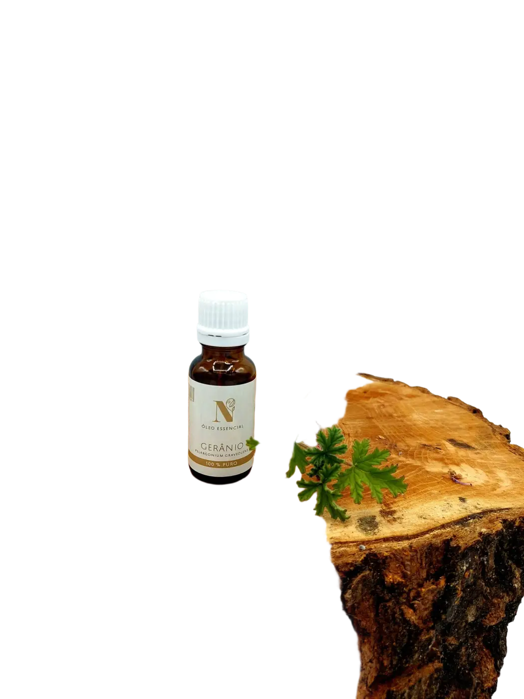 d'Natureza Geraniumöl, 100% reines ätherisches Öl, 20 ml Flasche, für Hautpflege und Harmonie, ätherische Öle von d'Natureza