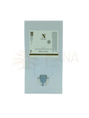 Weiße rechteckige spenderflasche mit silbernem ausgießer und label reines traubenkernöl 70ml von d natureza mana shop