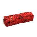 Ein 10 cm rotes drachenblut salbei reinigungsbündel aus getrockneten blättern für energetische reinigung