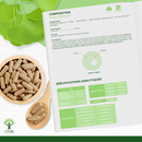 Bio-Ginkgo Biloba - Nahrungsergänzungsmittel - Gedächtnis, Durchblutung 60 & 200 Kapseln