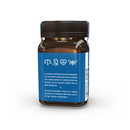 Ein 500g-Glas Mad Honey Nepal von der Rückseite, mit Nährwertangaben, Inhaltsstoffen und Lagerungshinweisen.