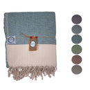 Ecobain Hamamtuch "Rugged Towel" 160x95 cm, kuscheliges Badetuch aus Baumwolle, ideal für Strand, Sauna und Wellness.
