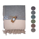 Ecobain Hamamtuch "Rugged Towel" 160x95 cm, weiches Badetuch aus Baumwolle, ideal für Sauna, Strand und Bad.
