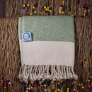 Ecobain Hamamtuch "Rugged Towel" 160x95 cm, weiches Bade- und Saunatuch aus Baumwolle mit traditionellem Muster.